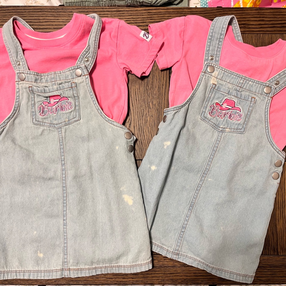 Barbie Toddler Girls Western Skirtall & Short Sleeve Tee Set, 2 piece SPLIT SIZE